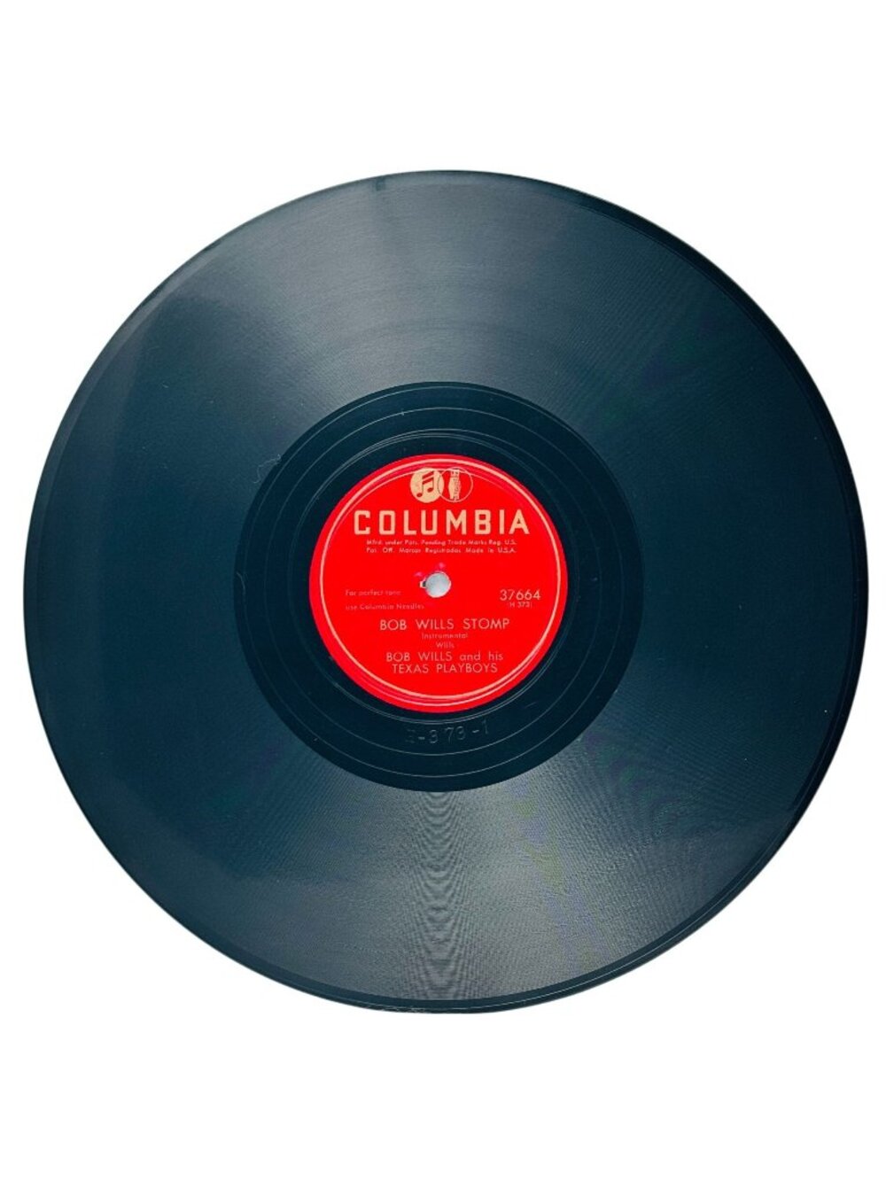 Bob Wills And His Texas Playboys Bob Wills Stomp 10in 78 RPM Columbia 37664